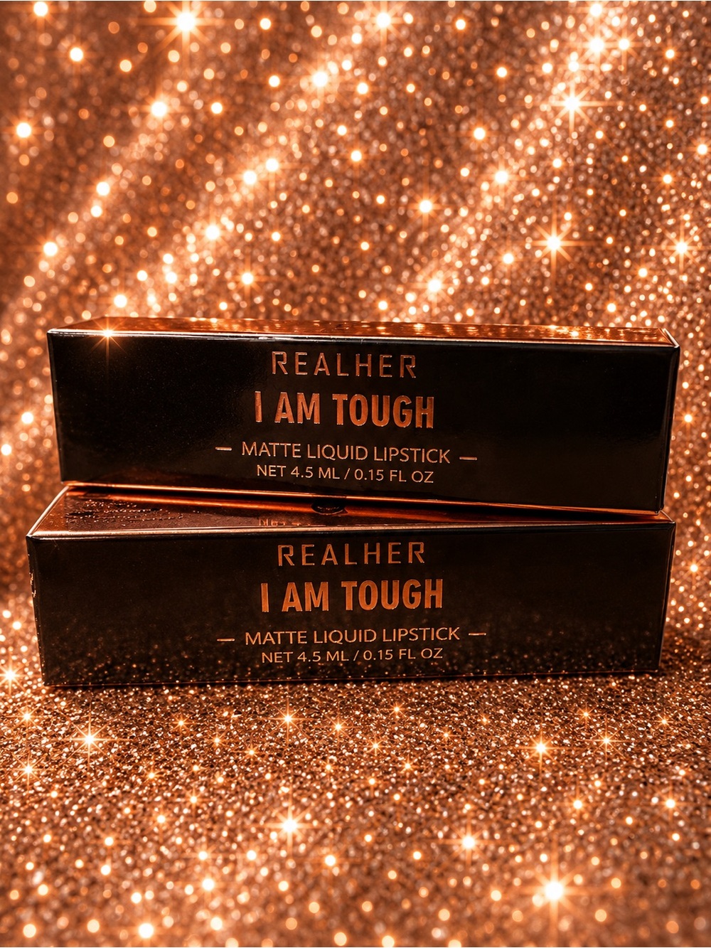 RealHer I Am Tough Matte Liquid Lipstick Set - True Red
